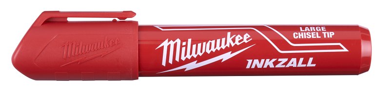 MARKER RED LARGE CHISEL TIP
