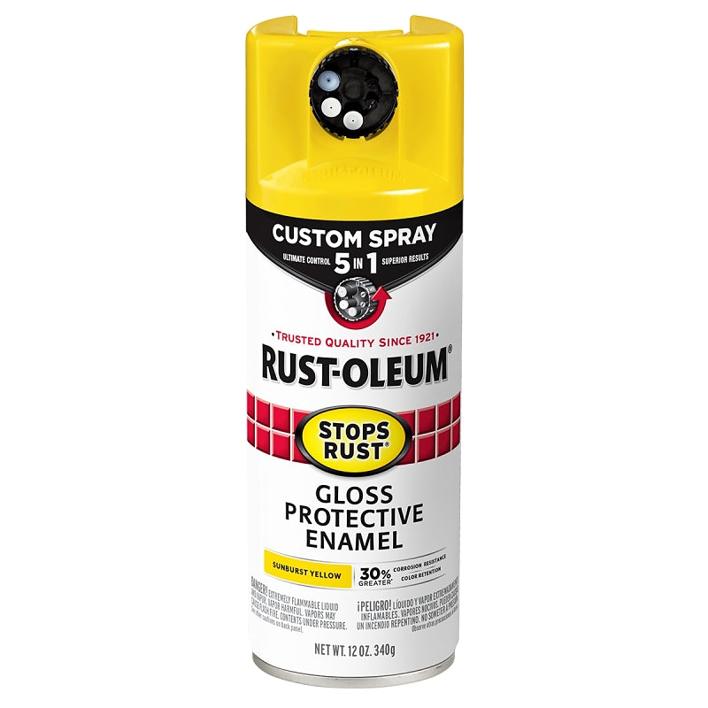 PAINT SPRY GLO SNBRST YEL 12OZ