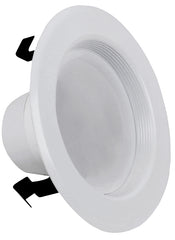 Feit Electric LEDR4B/927CA/MP/6 Recessed Downlight, 7.2 W, 120 V, LED Lamp, Aluminum, White
