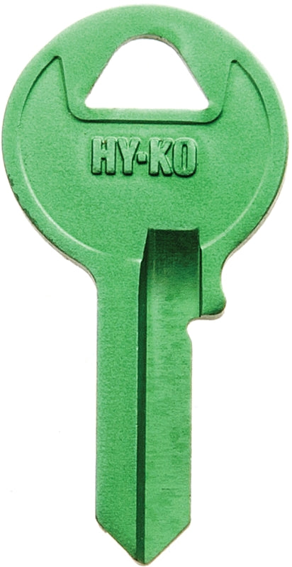 Hy-Ko 14010M1 Key Blank, Brass, Nickel, For: Master Vehicle Locks