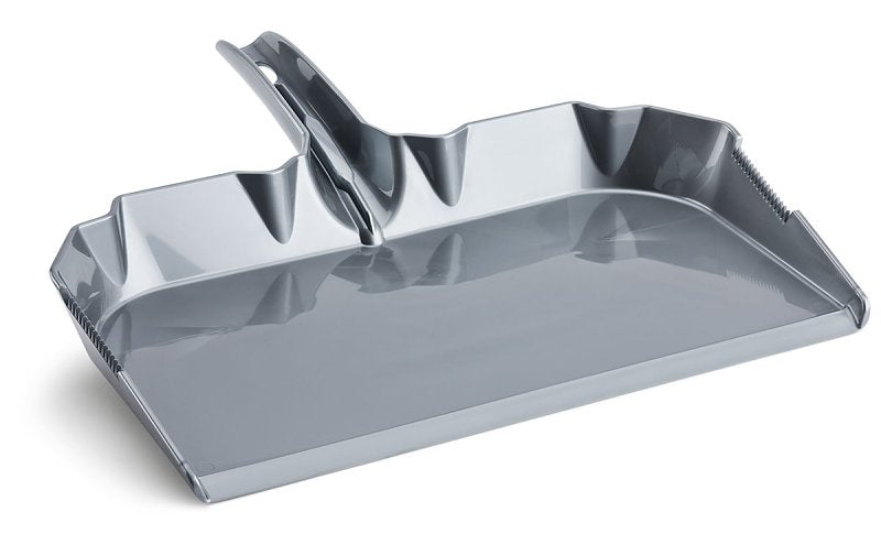 Libman 581 Dustpan, 17.88 in L, 18.13 in W, Polypropylene, Gray