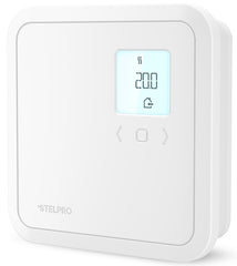 Stelpro ST402P Programmable Electronic Thermostat, 120/208/240 V, 4000 W, Thermistor Sensor, White