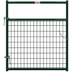 Behlen Country 40132042 Wire-Filled Gate, 48 in W Gate, 50 in H Gate, 6 ga Mesh Wire, 2 x 4 in Mesh, Green
