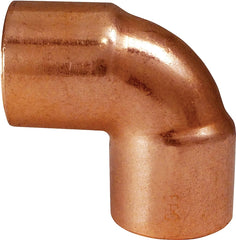 Elkhart Products 10180008 Pipe Elbow, 3/4 in, Sweat, 90 deg Angle, Copper