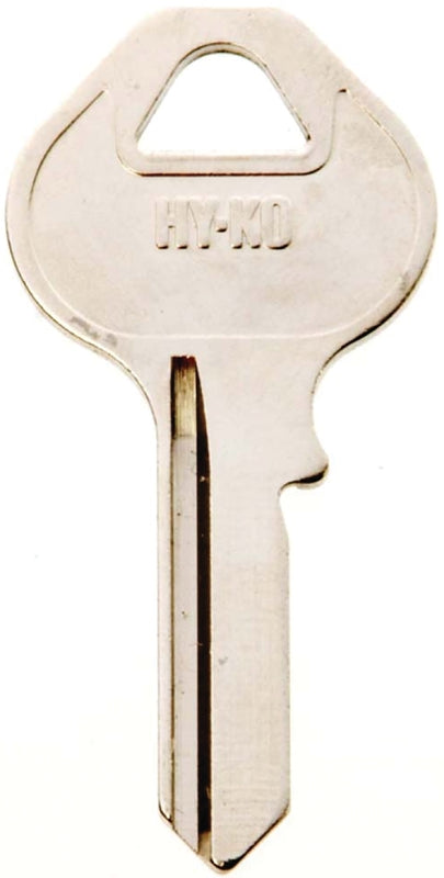 Hy-Ko 11010M4 Key Blank, Brass, Nickel, For: Master Cabinet, House Locks and Padlocks