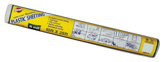 Warp's 6CH10 Poly Film, 25 ft L, 10 ft W, Clear