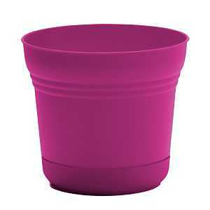 Bloem Saturn Series SP1015 Planter, 10 in Dia, Fuchsia