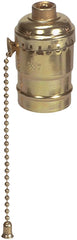 Eaton Cooper Wiring 980ABD-BOX Lamp Holder, 250 VAC, 660 W, Aluminum Contact, Brass