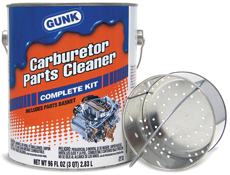 Gunk CC3K Carburetor Parts Cleaner, 96 fl-oz, Liquid, Aromatic