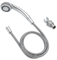 Boston Harbor Hand-Held Shower Head, 1.75 (6.6) 80 gpm (L/MIN) psi, 1/2-14 NPT Connection, Threaded, PVC, Chrome