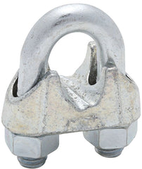National Hardware 3230BC Series N248-328 Wire Cable Clamp, 1/2 in Dia Cable, 1 in L, Malleable Iron, Zinc