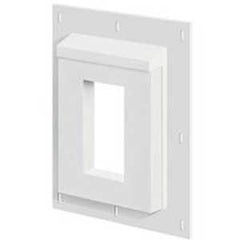 Builders Edge 3SMR68TW Mounting Block, 11-1/2 in L, 9-1/16 in W, Fiber Cement, White