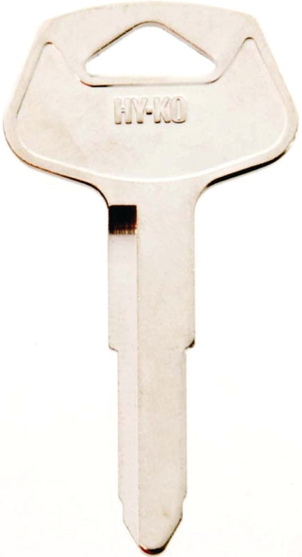 Hy-Ko 11010TR20 Automotive Key Blank, Brass, Nickel, For: Toyota Vehicle Locks