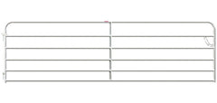 Behlen Country 40113128 Gate, 144 in W Gate, 50 in H Gate, 20 ga Frame Tube/Channel, Steel Frame