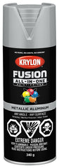 Krylon 427660007 Metallic Spray Paint, Metallic, Aluminum, 12 oz, Can