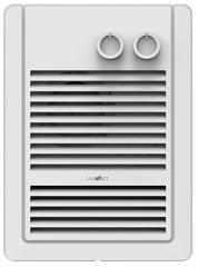 Uniwatt UHF Series UHF1002TTW Heater, 4.2 A, 208/240 V, 750, 1000 W, 3413 Btu, 100 sq-ft Heating Area, 1-Heat Setting