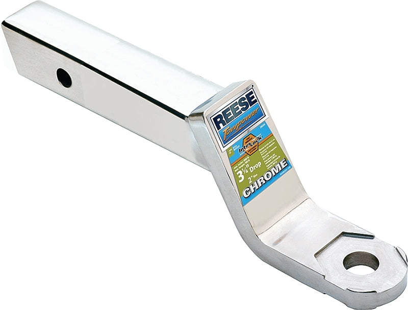 Reese Towpower 7034411/7034400 Ball Mount Bar with Interlock, 1 in Dia Hitch Ball, Chrome