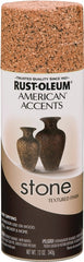 Rust-Oleum 342732 Stone Texture Spray Paint, Solvent, Sienna Stone, 12 oz, Can