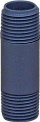 Lasco 215080BC Pipe Nipple, 1-1/2 in, Threaded, PVC, SCH 80 Schedule, 8 in L