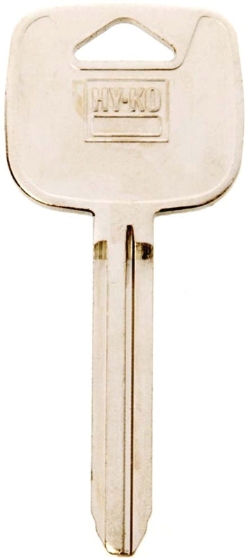 Hy-Ko 11010TR47 Automotive Key Blank, Brass, Nickel, For: Toyota Vehicle Locks
