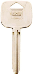 Hy-Ko 11010TR47 Automotive Key Blank, Brass, Nickel, For: Toyota Vehicle Locks