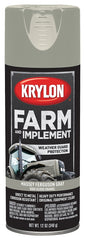 Krylon K01938000 Farm Equipment Spray, High-Gloss, Massey Ferguson Gray, 12 oz