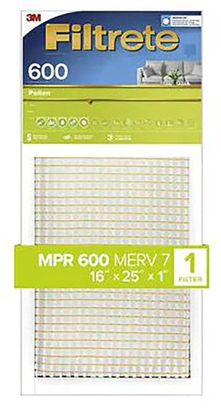 FILTER AIR POLLEN 16X25X1IN