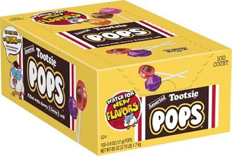 Tootsie Rolls 508 Lollipop, Assorted Flavor, 3.75 lb