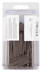 ProSource NTP-175-PS Panel Nail, 15D, 1-5/8 in L, Steel, Painted, Flat Head, Ring Shank, Dark Oak