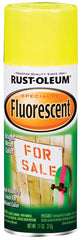 Specialty 342571 Fluorescent Spray Paint, Flat/Matte, Fluorescent Yellow, 11 oz, Can