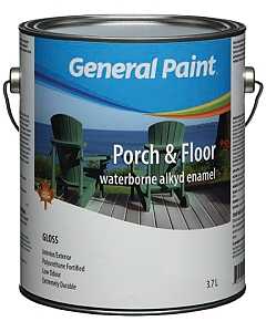 General Paint Porch & Floor 43-052-16 Porch and Floor Enamel Paint, Gloss, Accent Base, 1 gal