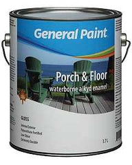 General Paint Porch & Floor 43-090-16 Porch and Floor Enamel Paint, Gloss, Twilight Gray, 1 gal