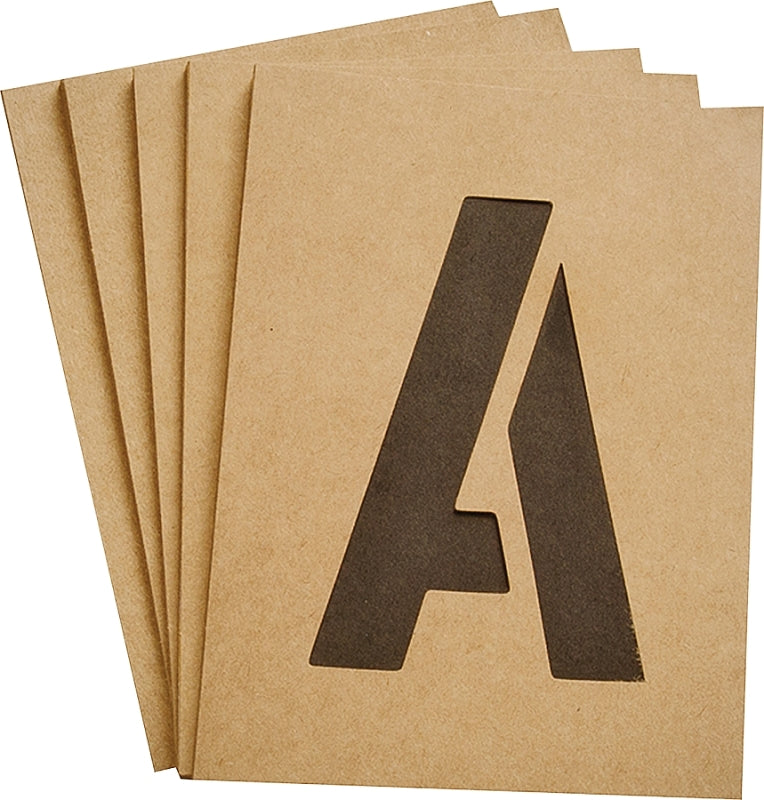 Hy-Ko ST-3 Number and Letter Stencil, Stencil