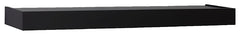 Shelf-Made 0140-36BK Floating Shelf, 30 lb, 1-Shelf, 8-1/2 in L, 36 in W, Wood