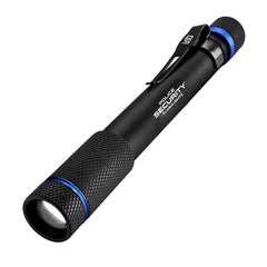 Police Security Aura Series 98394 Flashlight, AAA Battery, Alkaline Battery, LED Lamp, 50 Lumens Low, 160 Lumens High