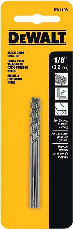 DW1108 DRILL BIT OXIDE 1/8IN