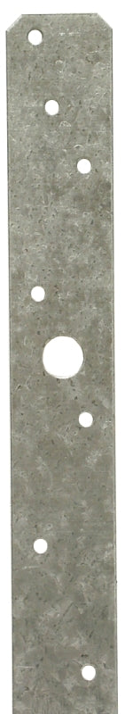 Simpson Strong-Tie MSTA36Z Hold Down, 36 in L, 1-1/4 in W, Steel, ZMAX, Fastening Method: Nails