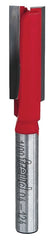 Freud 04-124 Router Bit, 3/8 in Dia Cutter, 2-1/2 in OAL, 1/4 in Dia Shank, 2-Cutter, Carbide