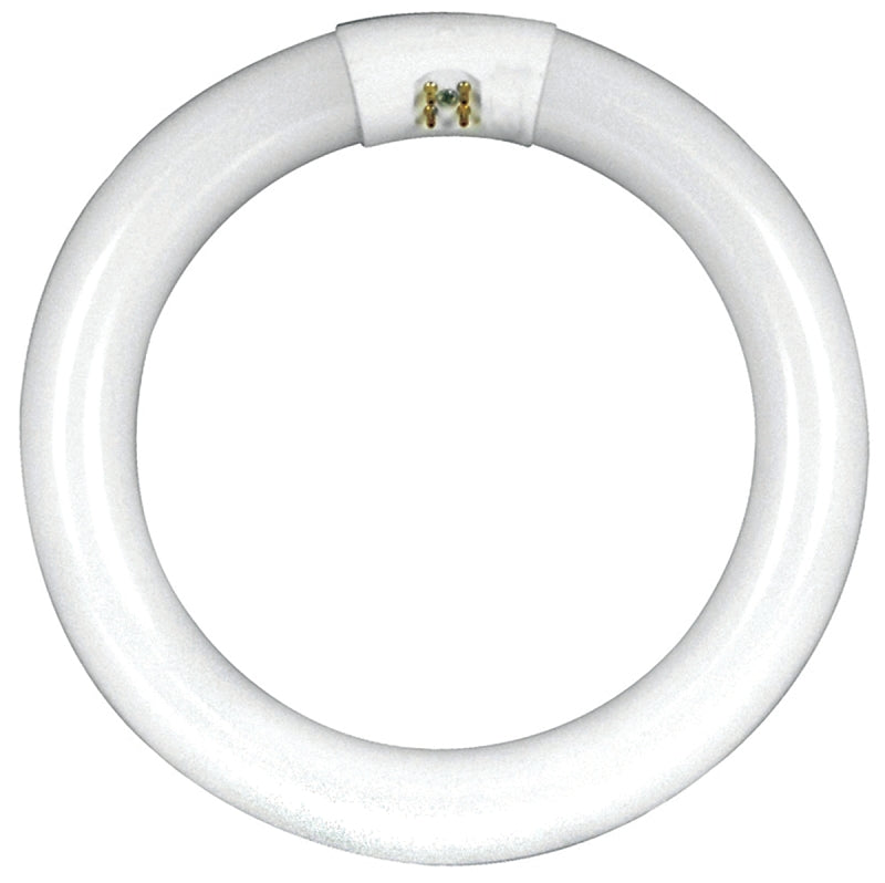 Feit Electric FC12T9/WW Fluorescent Bulb, 32 W, T9 Lamp, G10Q Lamp Base, 3000 K Color Temp, Warm White Light