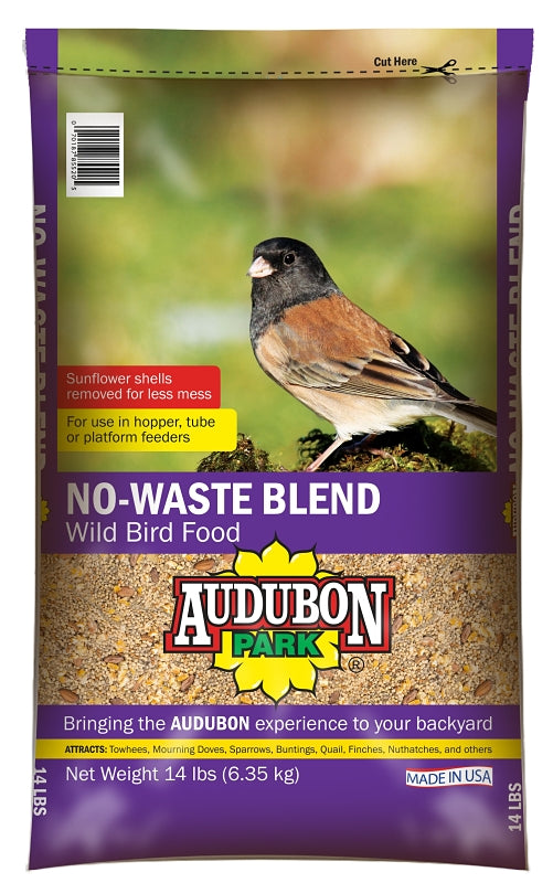 Audubon Park 12618 Wild Bird Food, No-Waste Blend, 14 lb