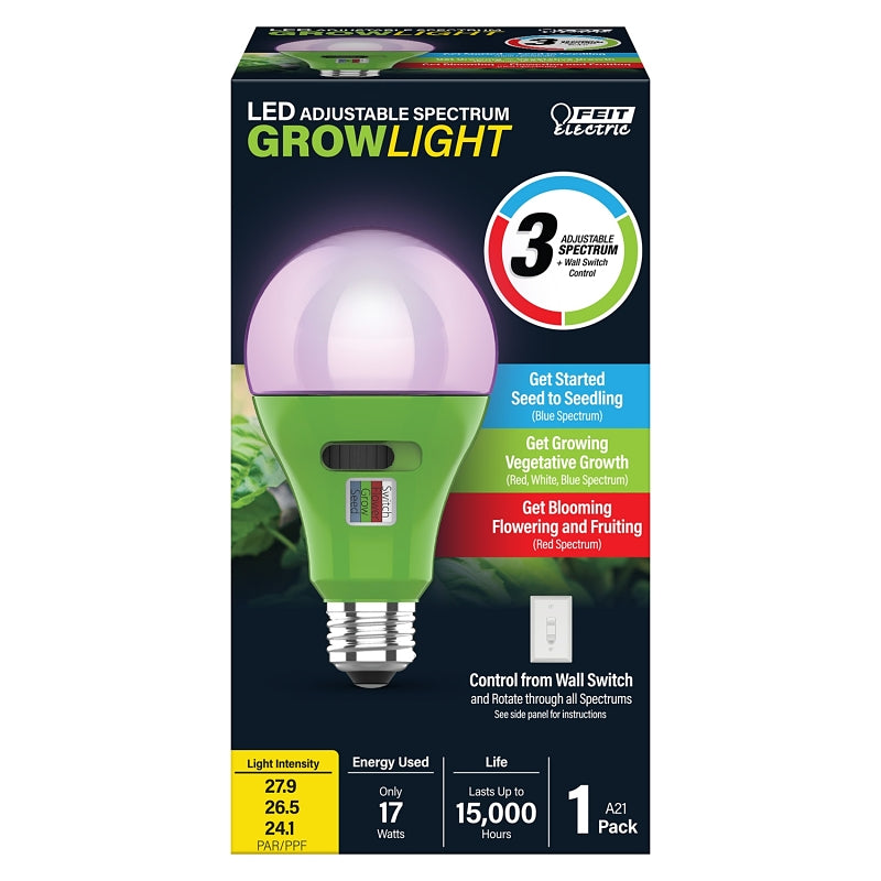 BULB GROW PLNT LED A21 4WY 17W