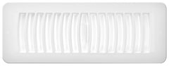 TOP FLAT REGISTER WHITE 4X10IN