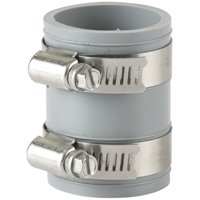 ProSource KJ-002 Coupling, 1 x 1 in, Any Drain Application That Uses Plastic, Cast Iron, Steel or Copper Drain Pipes