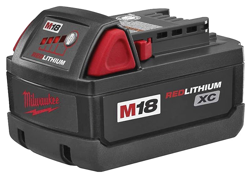 Milwaukee 48-11-1828 Battery Pack, 18 V Battery, 3 Ah, 1 hr Charging