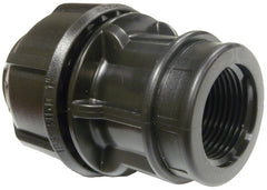 Homerite 358086 Pipe Adapter, 1-1/4 in, FPT, Polyethylene, 230 psi Pressure