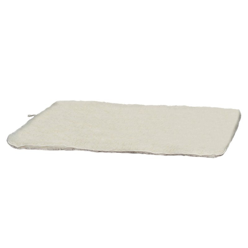 Slumber Pet ZA427 41 55 Dog Mat, 41-3/4 in L, 27-3/4 in W, Acrylic/Polyester Sherpa Cover, Natural