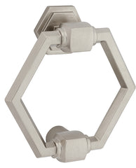 National Hardware Powell N336-707 Door Knocker, Zinc, Satin Nickel, 7/32 in Mounting Hole