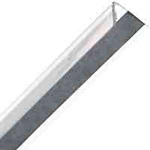 Korner Kovers U 10083 Corner Shield, 96 in L, 3/4 in W, Vinyl, Clear