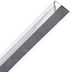 Korner Kovers U 10081 Corner Shield, 48 in L, 3/4 in W, Vinyl, Clear