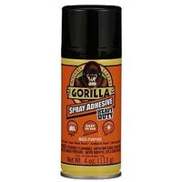 Gorilla 6346502 Spray Adhesive, Clear, 4 oz